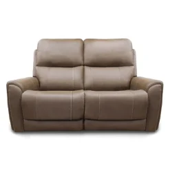 Power Modular Reclining Loveseat - 2 pcs Cappuccino Hot