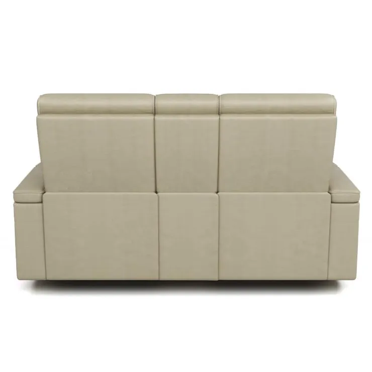 Power Modular Reclining Loveseat with Massage, Heat, and Console - 3 pcs BEIGE New