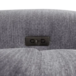 Power Modular Reclining Sofa and Console - 4 pcs Grey Best