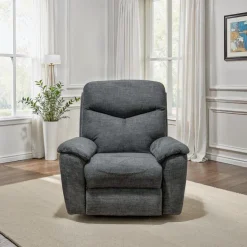 MINHAS Power Recliner - Grey Discount