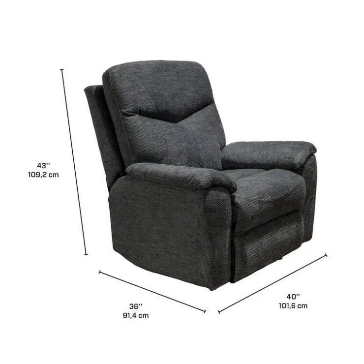 MINHAS Power Recliner - Grey Discount