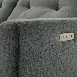 Power Recliner Loveseat and Left-Facing Chaise with Storage - Grey Clearance