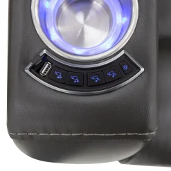 Power Recliner with Built-In Audio System - Grey Dark Grey Best