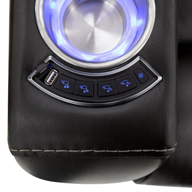 Power Recliner with Built-In Audio System - Black Best