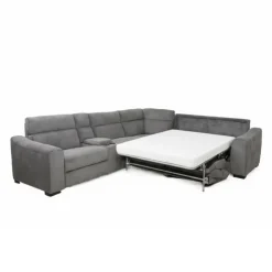 Power Reclining Sleeper Sectional with Console - 6 pcs Grey Clearance