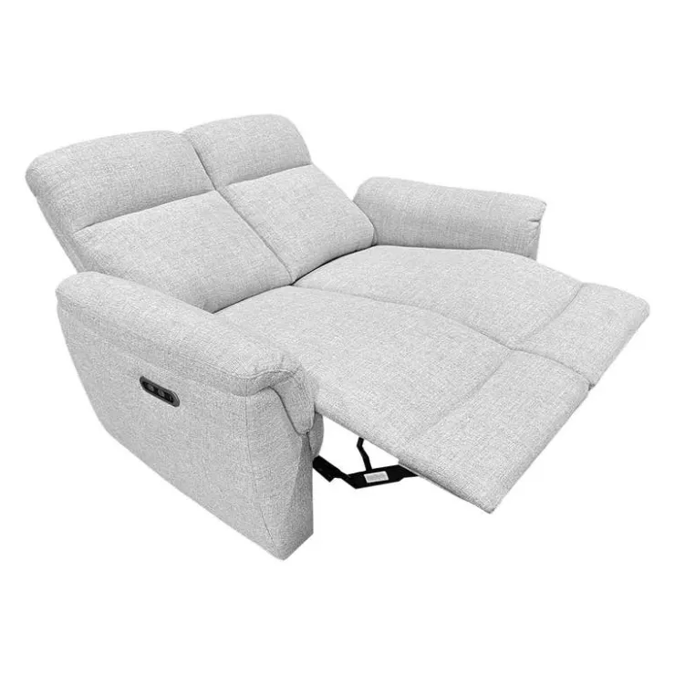 Power Reclining Loveseat Beige Outlet