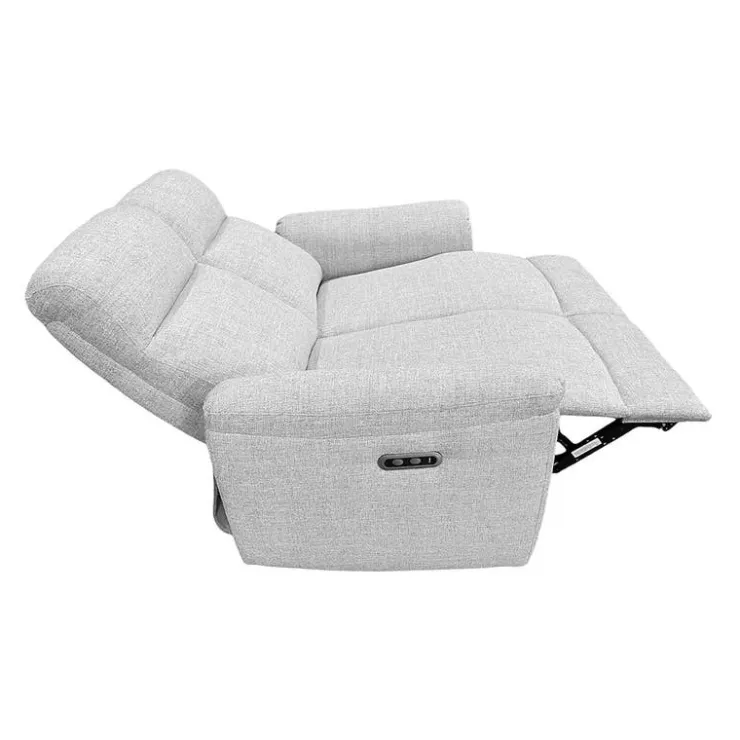 Power Reclining Loveseat Beige Outlet