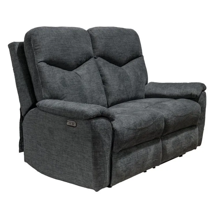 MINHAS Power Reclining Loveseat - Grey Hot