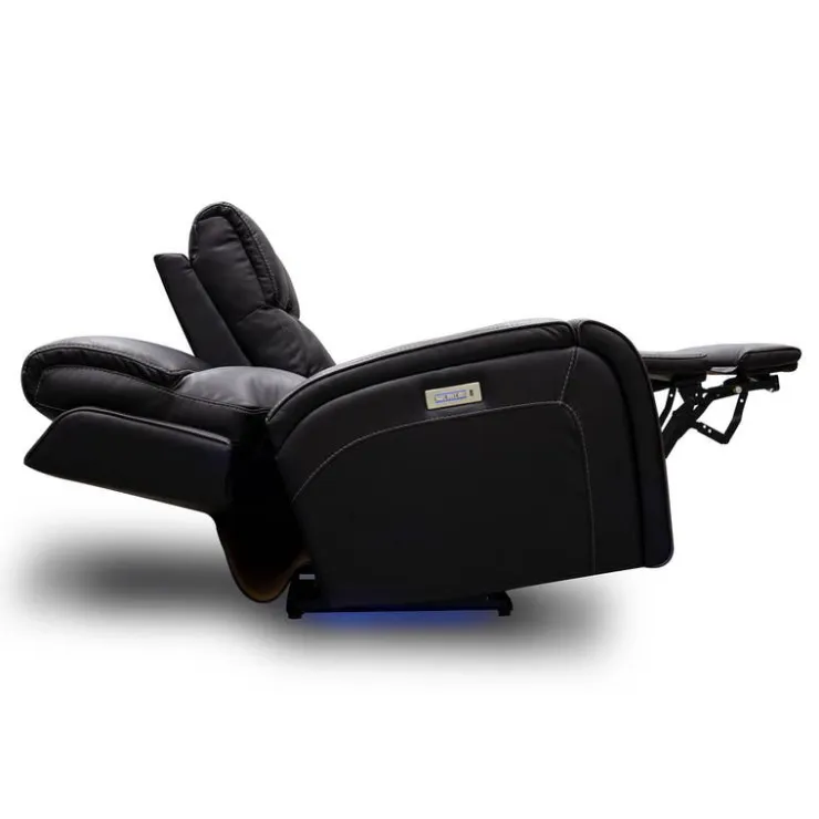 Power Reclining Loveseat with Adjustable Headrests Black Discount