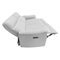 Power Reclining Sofa Beige Outlet