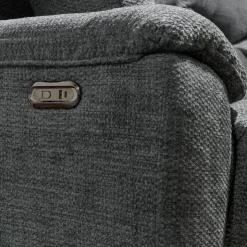 MINHAS Power Reclining Sofa - Grey