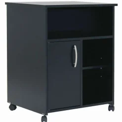 Meubles South Shore Printer Stand - South Shore PURE BLACK Outlet