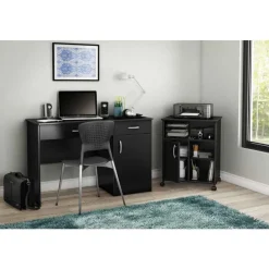 Meubles South Shore Printer Stand - South Shore PURE BLACK Outlet