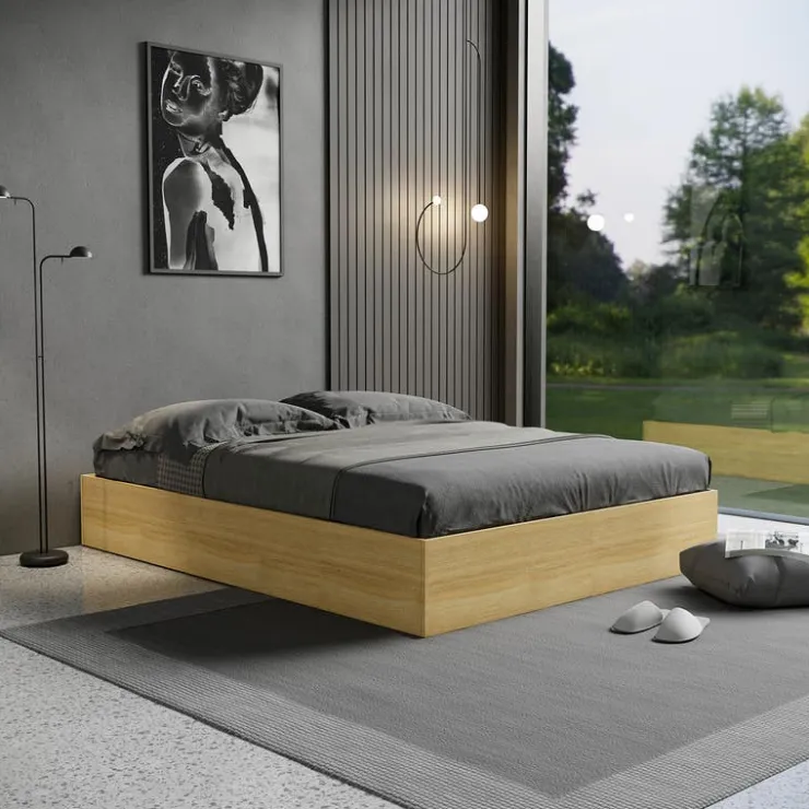 Queen Bed (60") Natural Sale