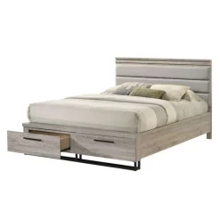 Queen Bed (60") Grey Discount