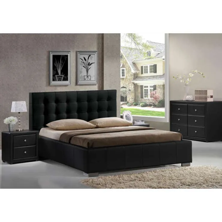 Queen Bed (60") Black Outlet