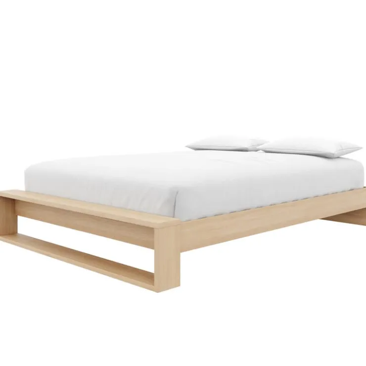 Nexera Queen Bed (60") - Natural Blonde Oak Outlet