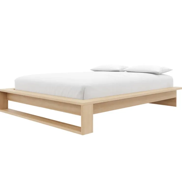 Nexera Queen Bed (60") - Natural Blonde Oak Outlet