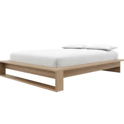 Nexera Queen Bed (60") - Brown Oak New