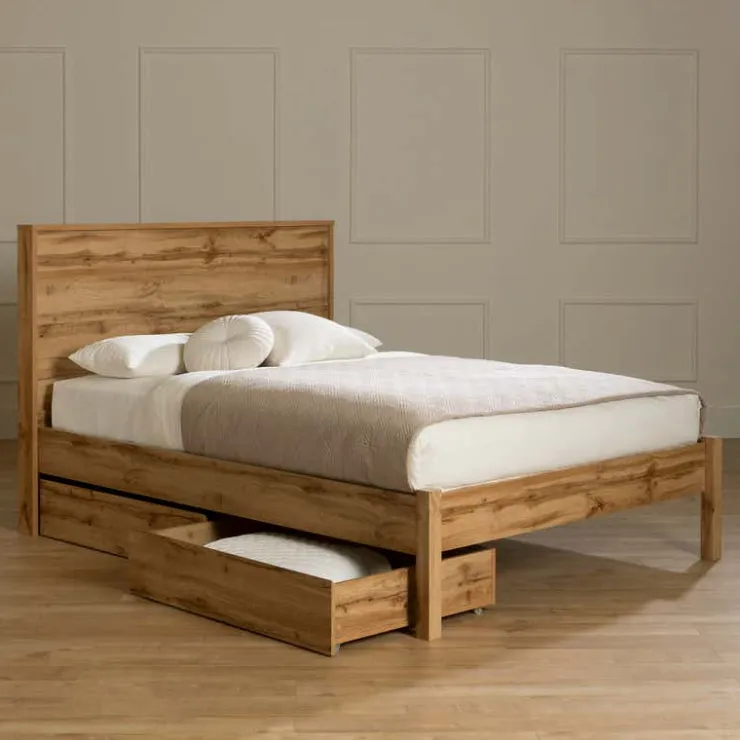 Meubles South Shore Queen Bed with 2-Drawer Storage and Headboard (60") - South Shore Best