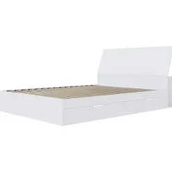 Nexera Queen Bed with 2-Drawer Storage and Headboard (60