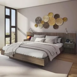 SUA-V Queen Bed with Headboard (60