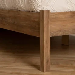 Meubles South Shore Queen Bed with Headboard (60") - South Shore Natural Mango Wood Sale