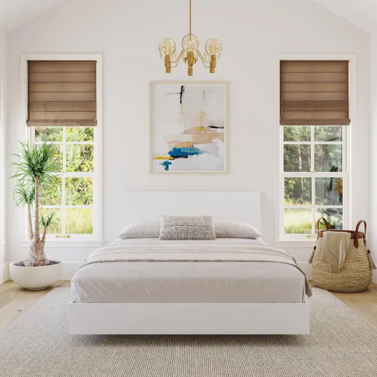 Nexera Queen Bed with Headboard (60") - White Online
