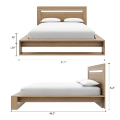 Nexera Queen Bed with Headboard (60