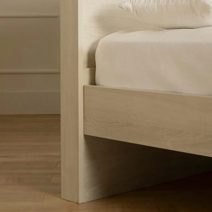 Meubles South Shore Queen Bed with Headboard (60") - South Shore Bleached Oak Online