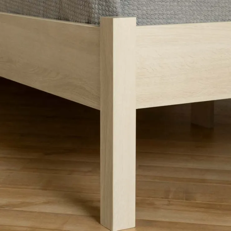 Meubles South Shore Queen Bed with Headboard (60") - South Shore Bleached Oak Online