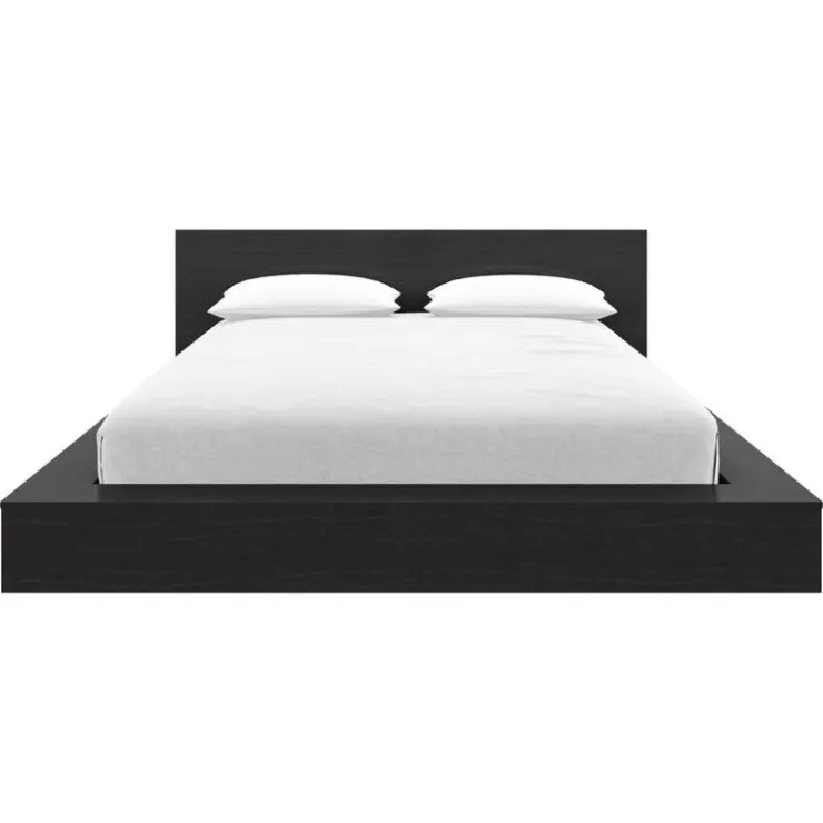 Nexera Queen Bed with Headboard (60") - Black Karisma New