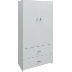 SUA-V Queen Bedroom Set (60") - 5 pcs White Clearance
