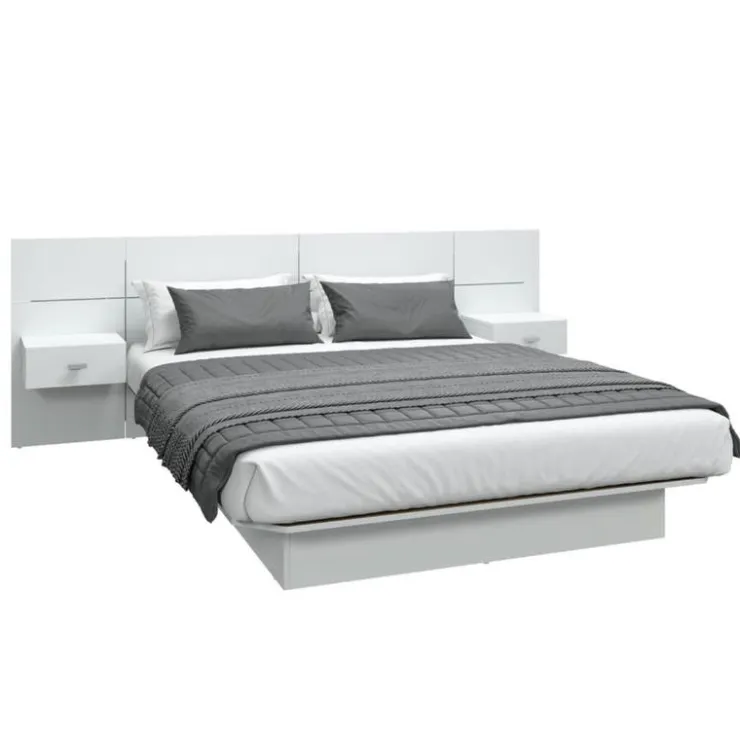SUA-V Queen Bedroom Set (60") - 5 pcs White Clearance