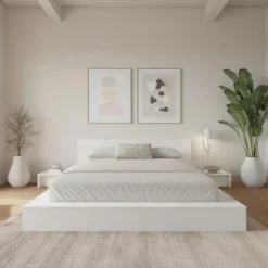 Nexera Queen Bedroom Set (60") - 4 pcs - White wood grain Online