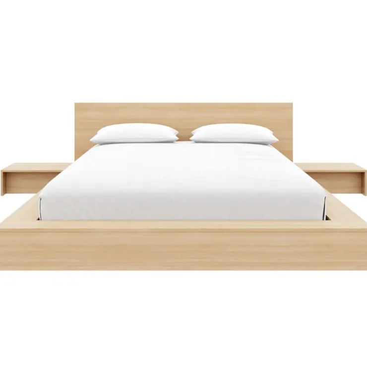Nexera Queen Bedroom Set (60") - 4 pcs - Natural Blonde Oak Sale