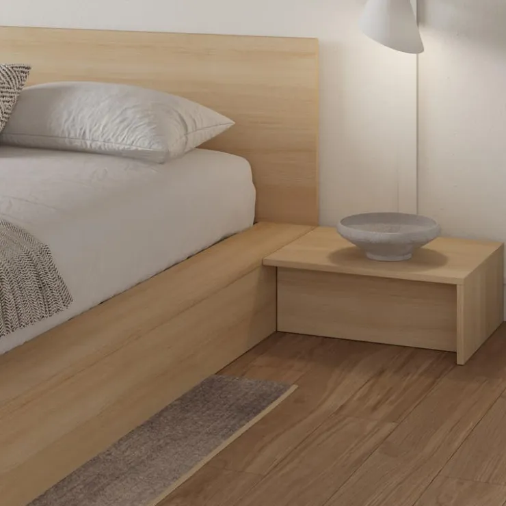 Nexera Queen Bedroom Set (60") - 4 pcs - Natural Blonde Oak Sale