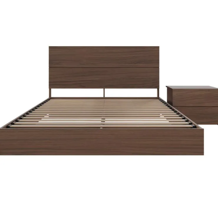 Nexera Queen Bedroom Set (60") - 3 pcs - Walnut Best