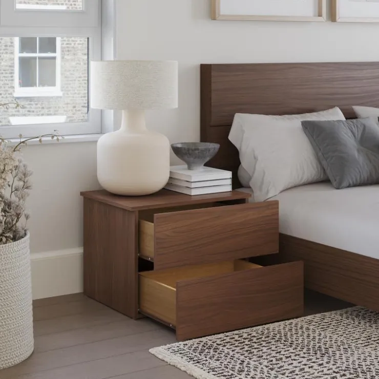 Nexera Queen Bedroom Set (60") - 4 pcs - Walnut Discount