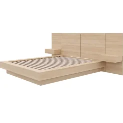 Nexera Queen Bedroom Set (60") - 4 pcs - Natural Blonde Oak Discount