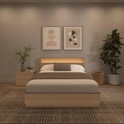 Nexera Queen Bedroom Set with Lighting (60