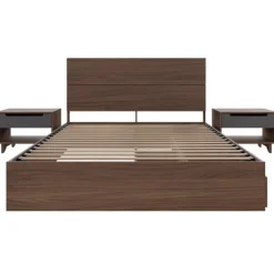 Nexera Queen 3-Drawer Storage Bedroom Set (60