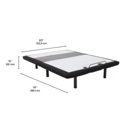 Queen Electric Bed - 60” x 80” Black Outlet