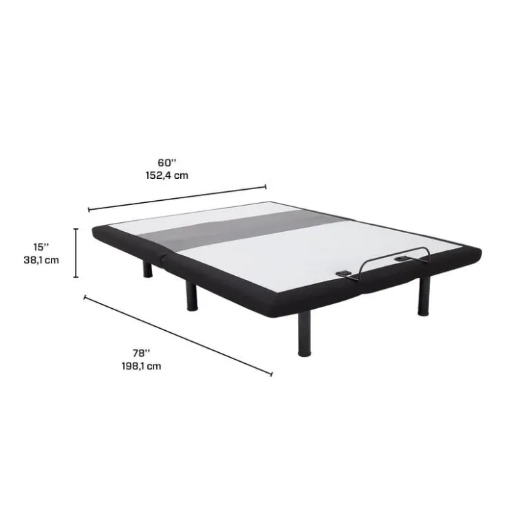 Queen Electric Bed - 60” x 80” Black Outlet