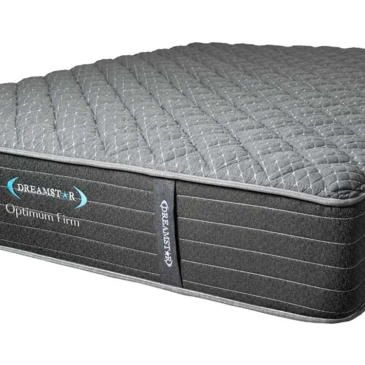 Dreamstar Queen Extra Firm Mattress with Pocket Coils - 60" Grey Sale