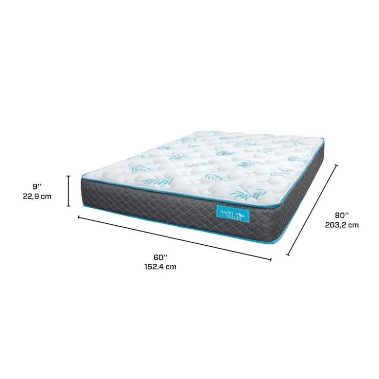 Dreamstar Queen Firm Foam Mattress-in-a-Box - 60" Turquoise Clearance