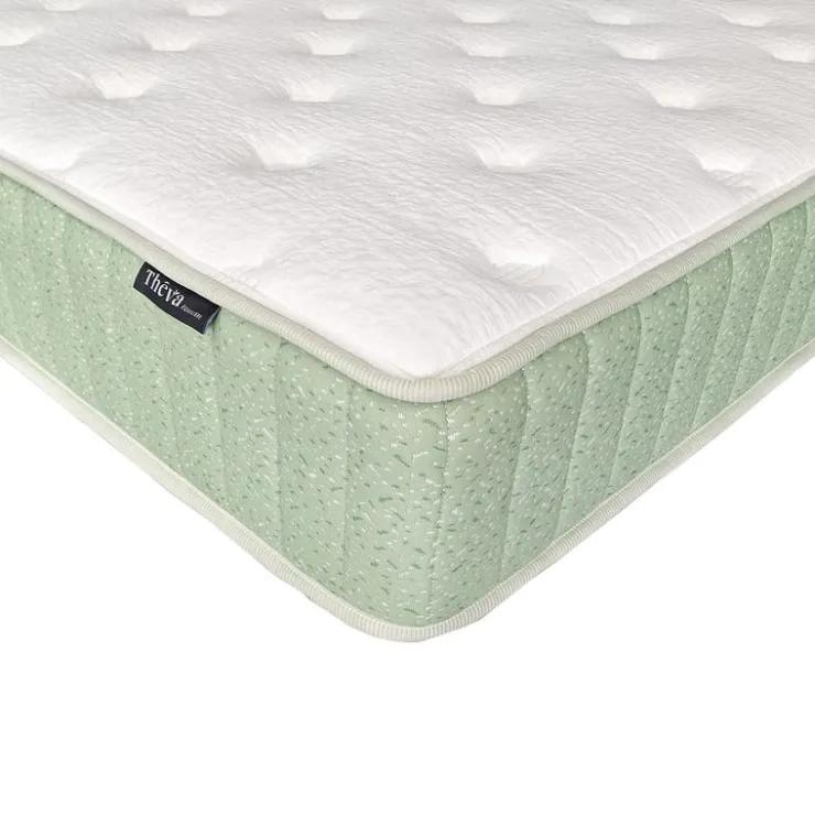 Queen Firm Mattress-in-a-Box with Pocket Coils - 60" Green/White Best