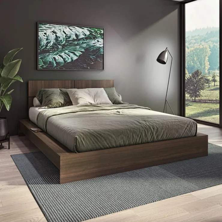 SUA-V Queen Headboard (60") Brown/Natural New