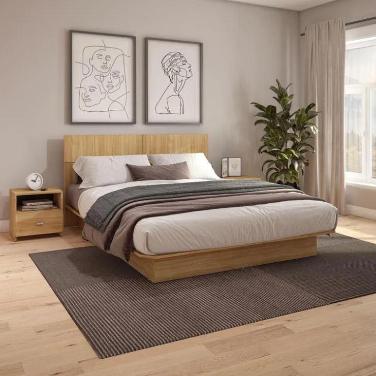 SUA-V Queen Headboard (60") Natural New
