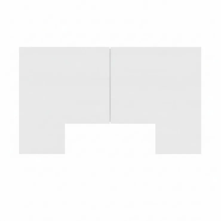 Nexera Queen Headboard (60") - White wood grain Sale